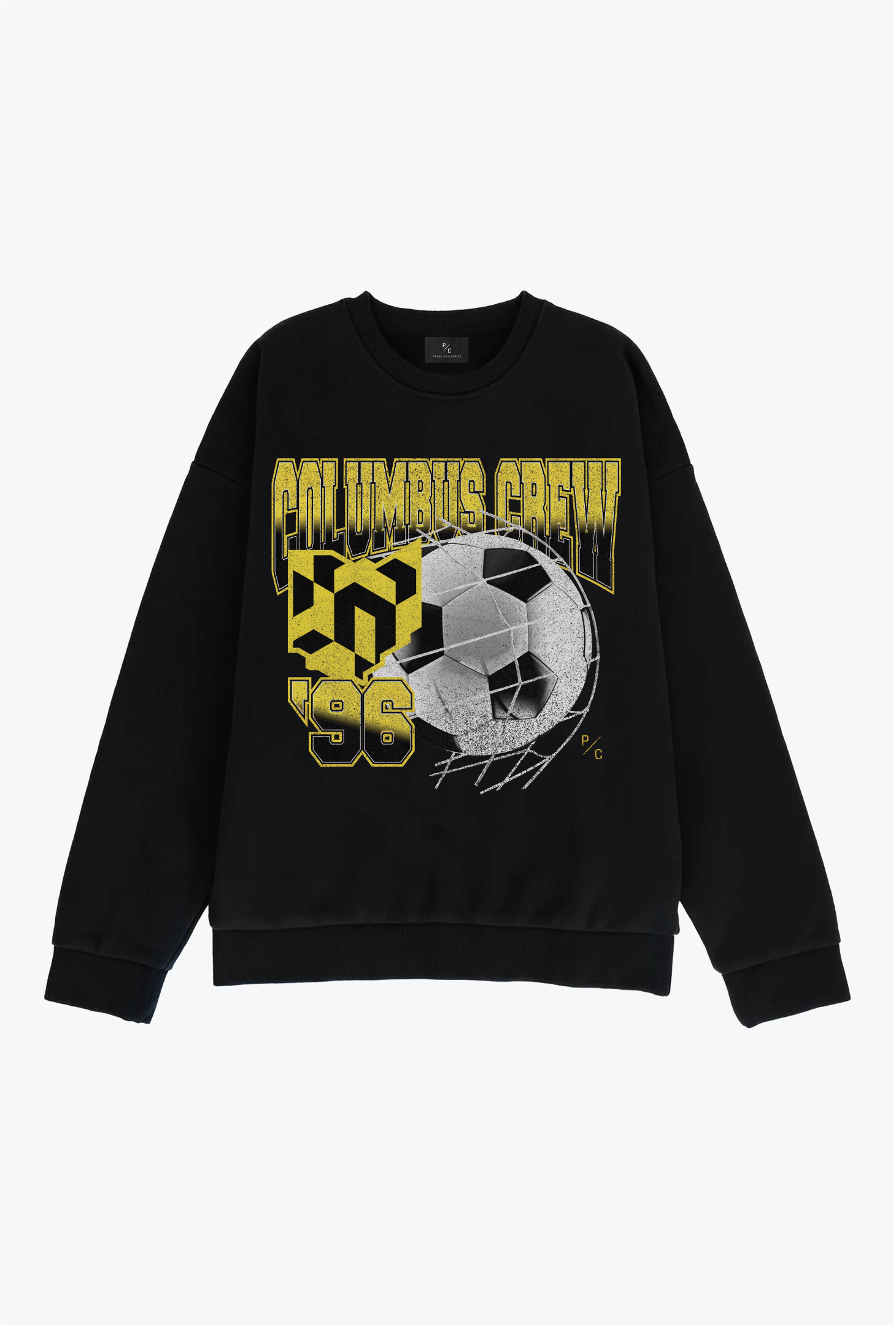 Columbus Crew Vintage Goal SuperHeavy™️ Crewneck - Black