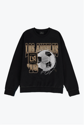 Los Angeles FC Vintage Ball SuperHeavy™️ Crewneck - Black
