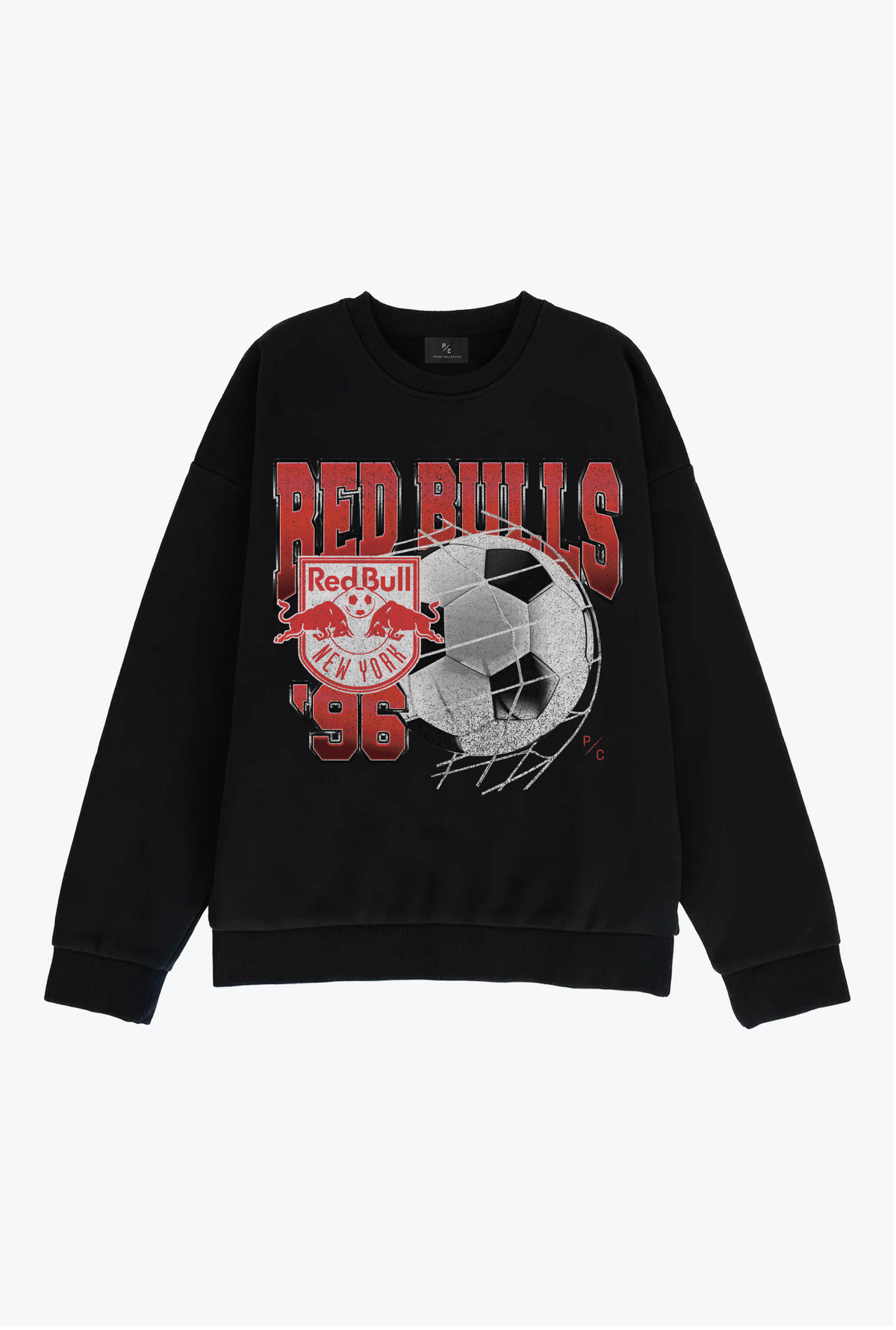 New York Red Bulls Vintage Goal SuperHeavy™️ Crewneck - Black