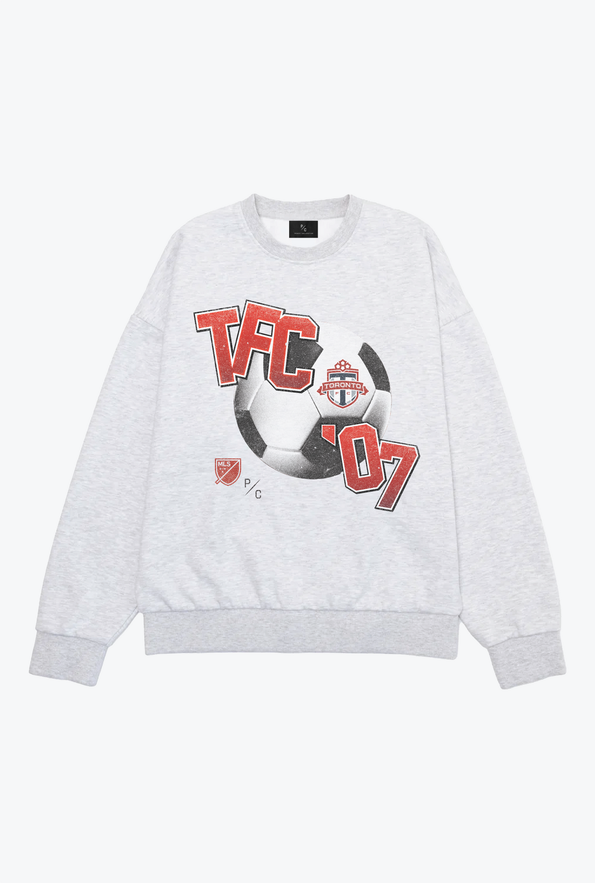 Toronto FC Vintage Footy SuperHeavy™️ Crewneck - Ash