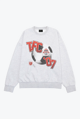 Toronto FC Vintage Footy SuperHeavy™️ Crewneck - Ash