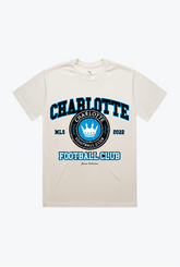 Charlotte FC Vintage Washed T-Shirt - Ivory