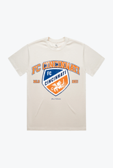 FC Cincinnati Vintage Washed T-Shirt - Ivory