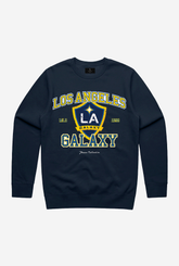 Pull ras du cou Los Angeles Galaxy Vintage Washed - Marine