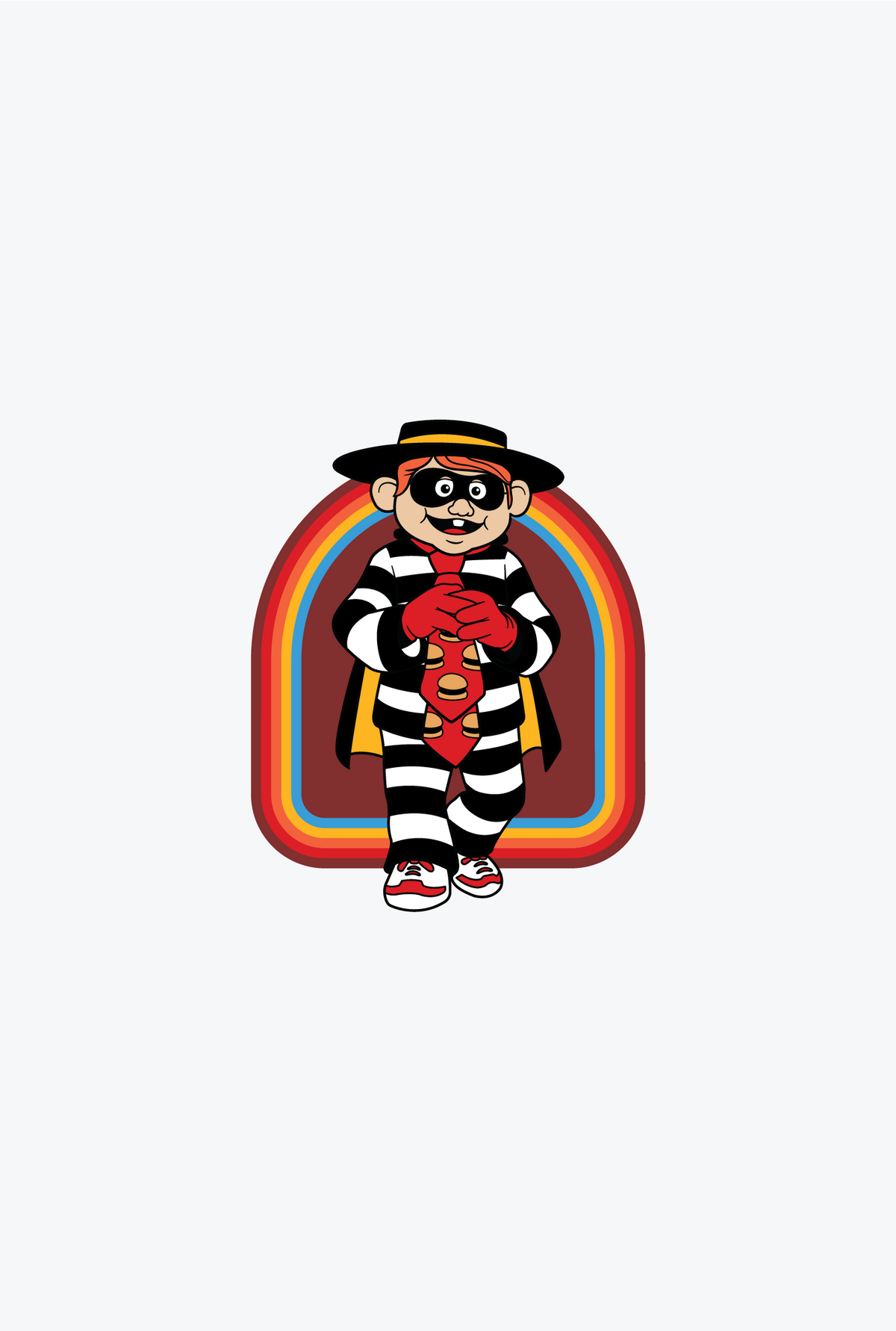 P/C x McDonald's Retro Hamburglar Patch - Multi