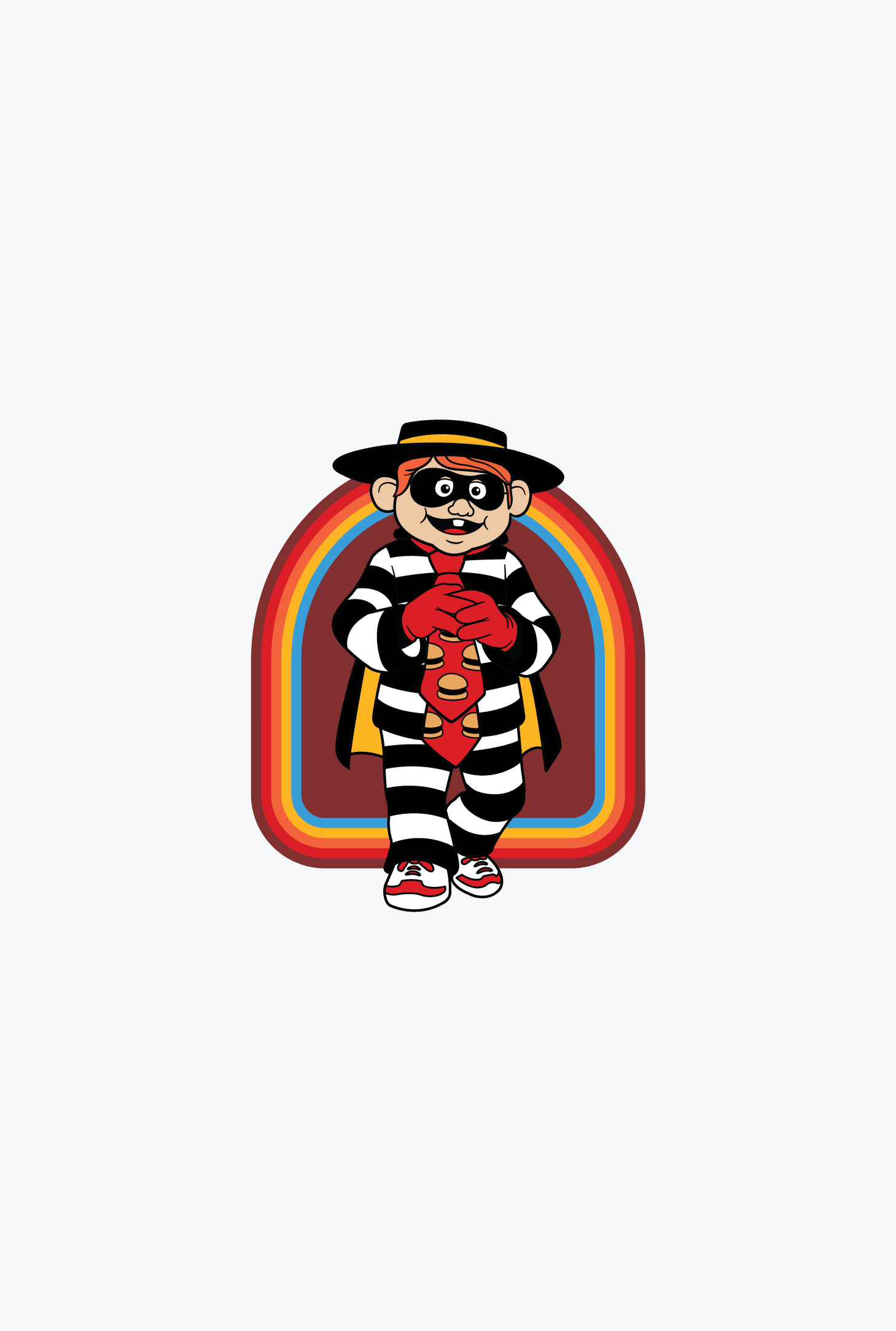 P/C x McDonald's Retro Hamburglar Patch - Multi