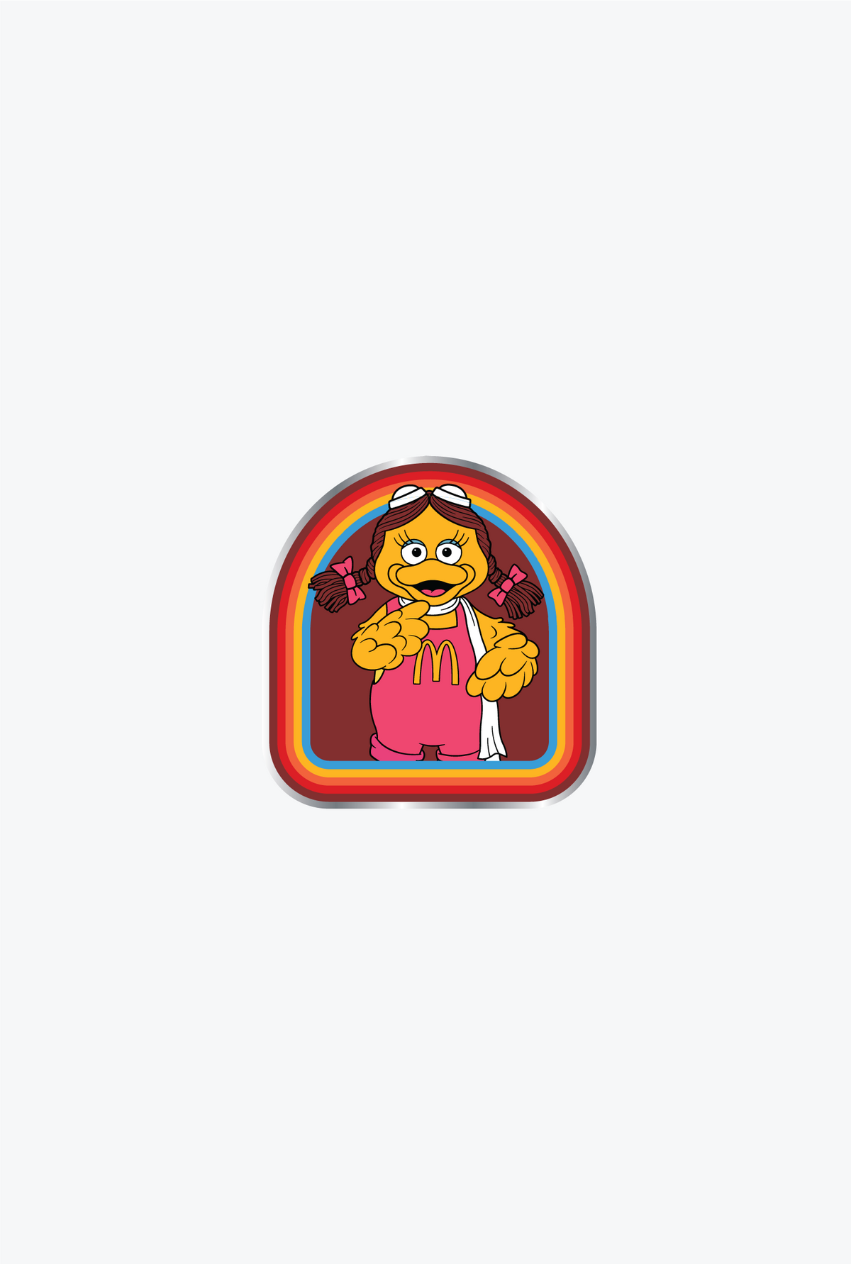 P/C x McDonald's Retro Birdie Pin - Multi