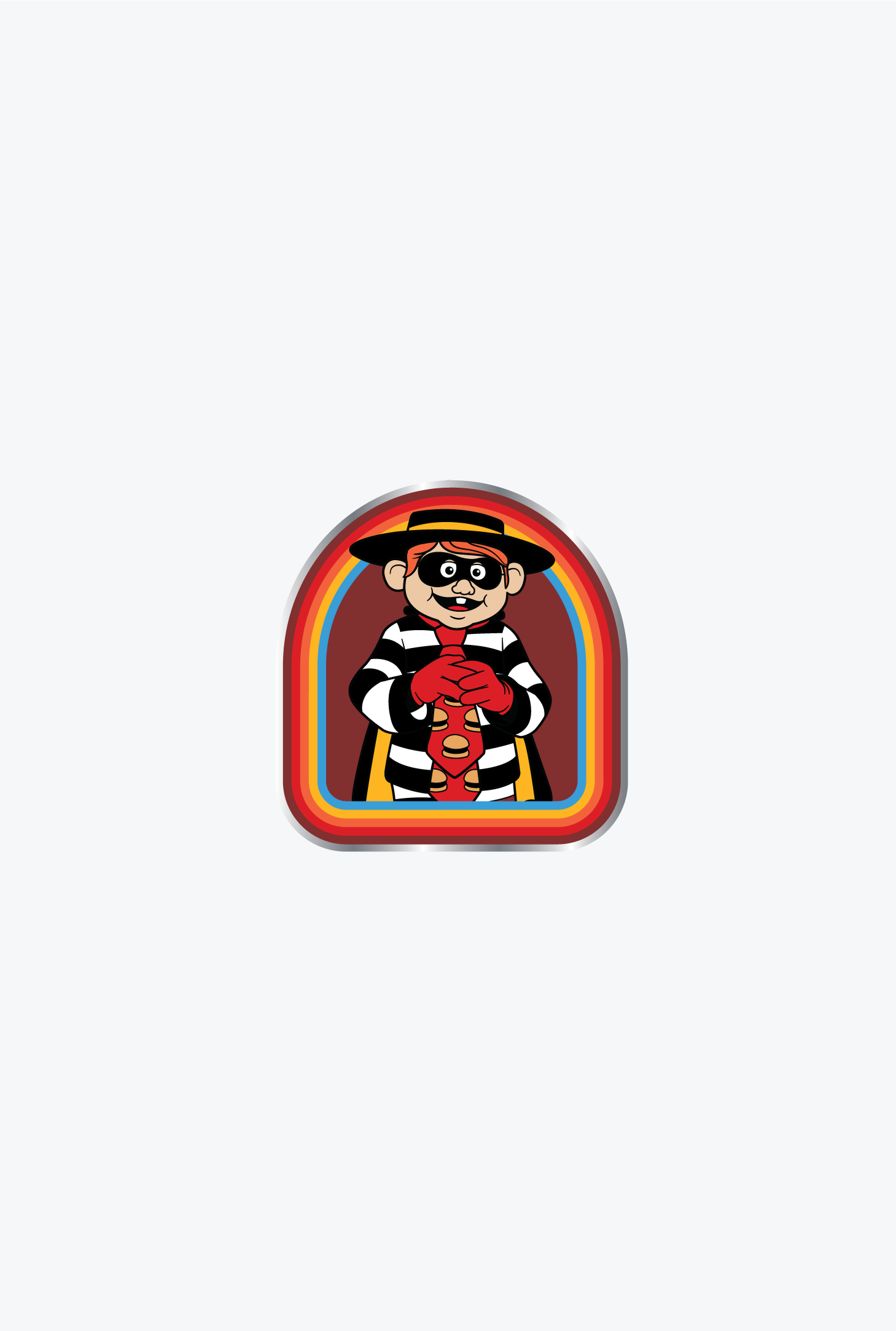 P/C x McDonald's Retro Hamburglar Pin - Multi