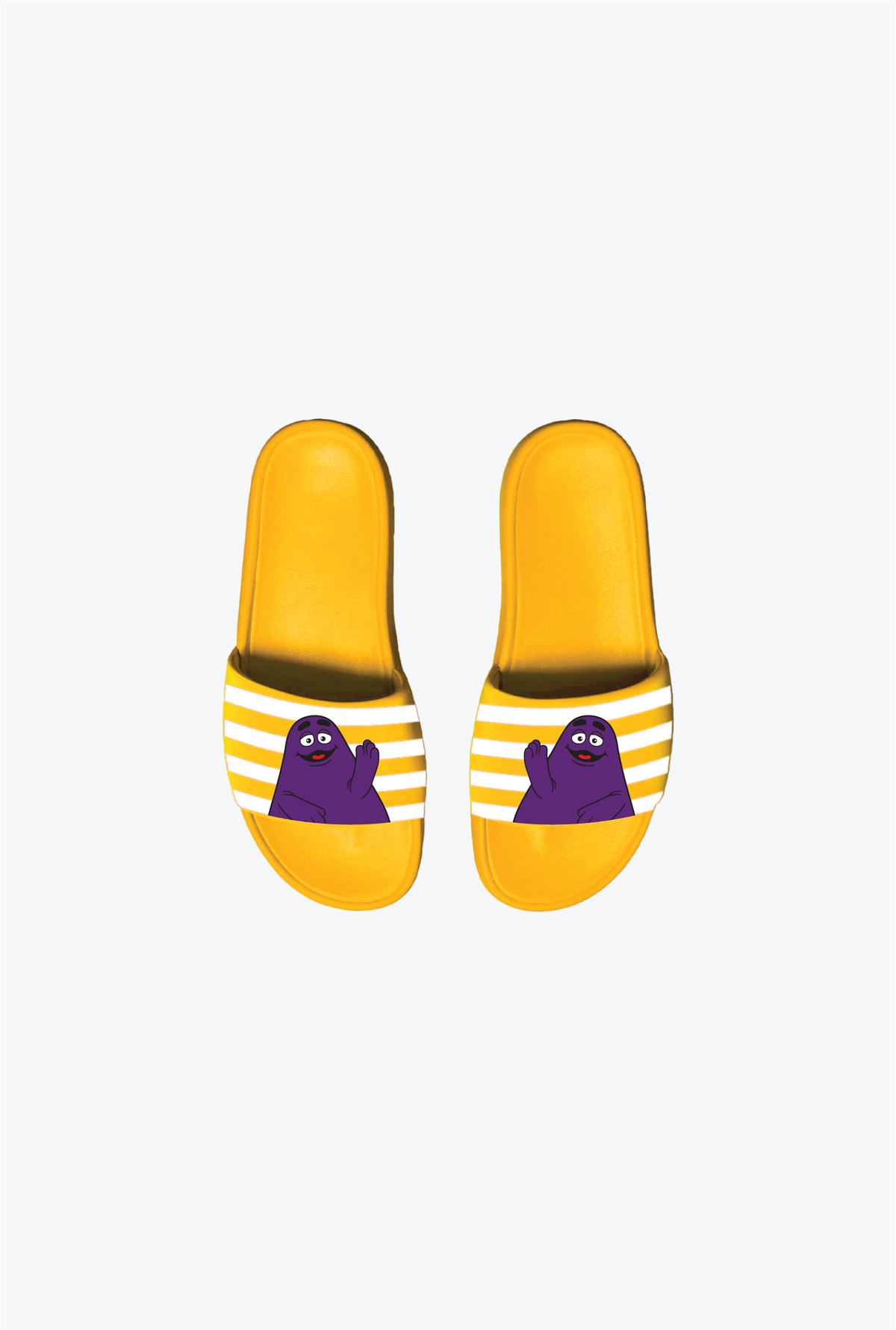P/C x McDonald's Grimace Slides - Yellow/White