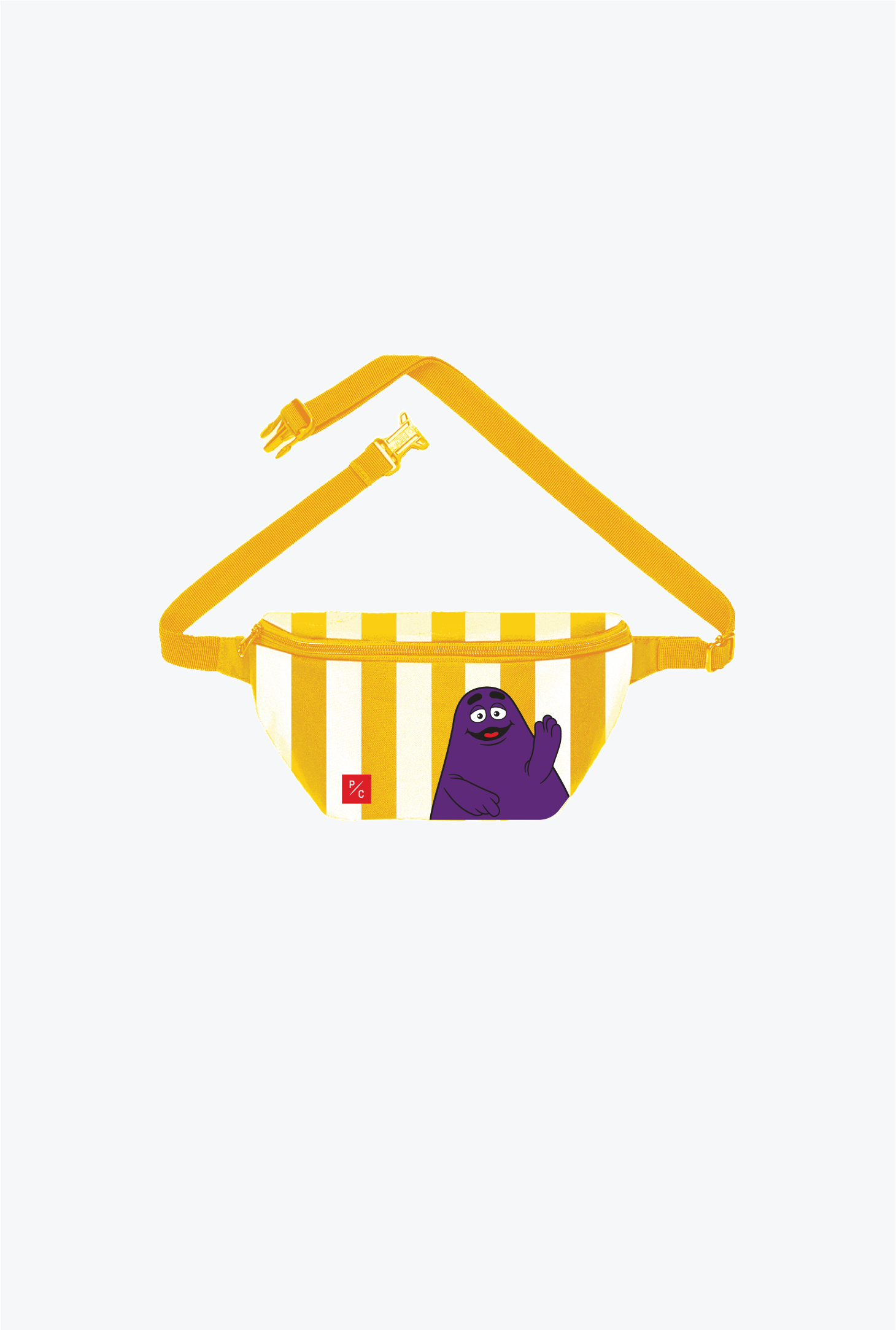 P/C x McDonald's Grimace Waist Bag - Yellow/White