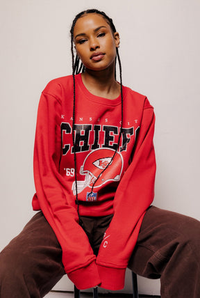 Kansas City Chiefs Vintage Crewneck - Red