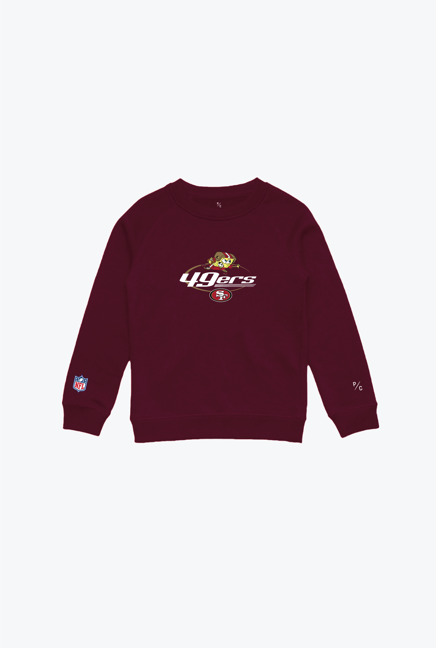 NFL x Nickelodeon Kids Embroidered Crewneck - San Francisco 49ers