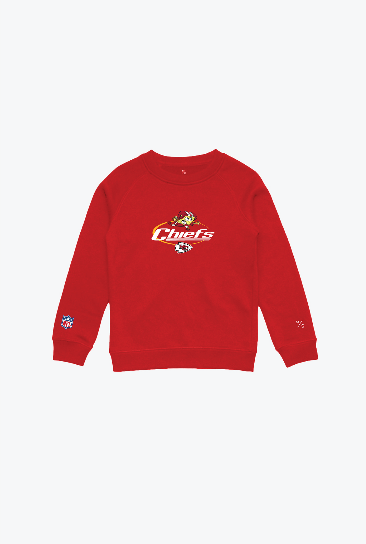 NFL x Nickelodeon Kids Embroidered Crewneck - Kansas City Chiefs