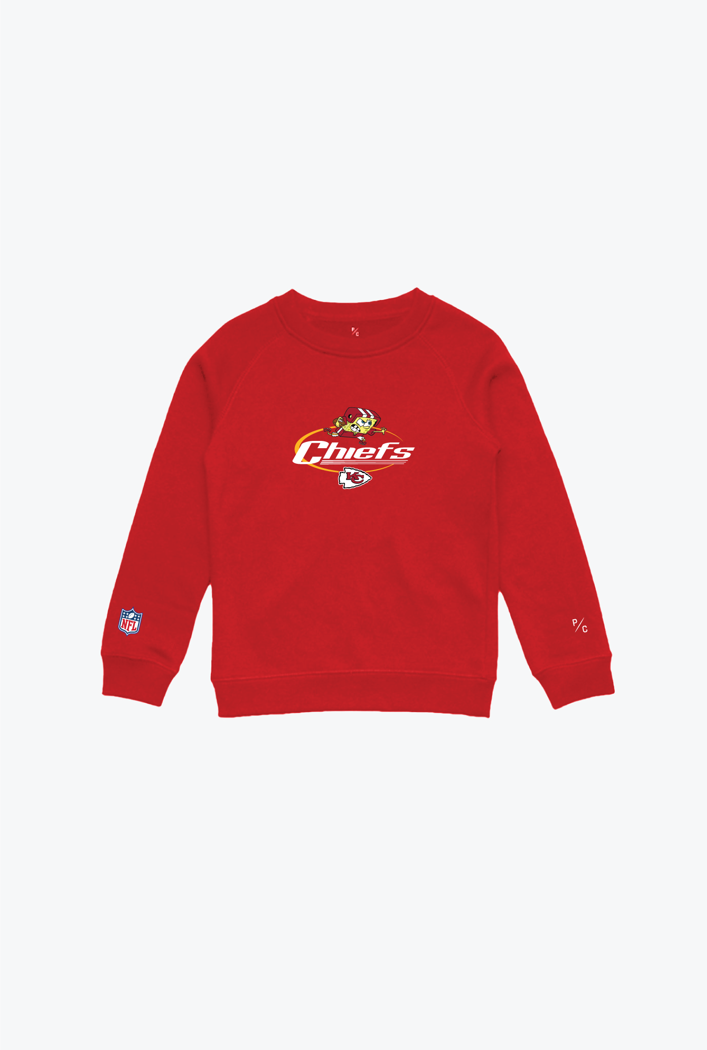 NFL x Nickelodeon Kids Embroidered Crewneck - Kansas City Chiefs