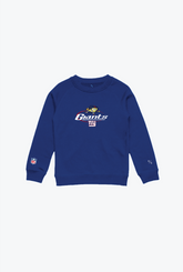 NFL x Nickelodeon Kids Embroidered Crewneck - New York Giants
