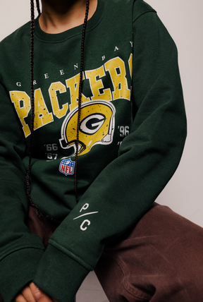 Col Ras Du Cou Vintage Packers De Green Bay - Vert Forêt