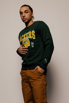Col Ras Du Cou Vintage Packers De Green Bay - Vert Forêt