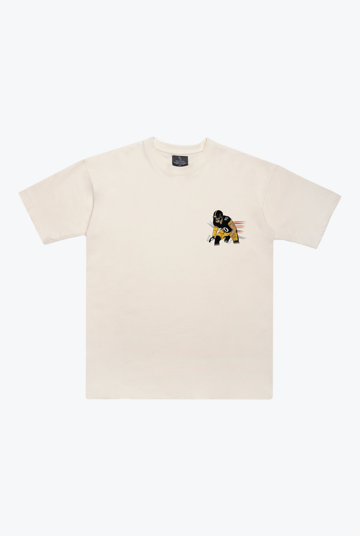 T.J. Watt Heavyweight T-Shirt - Ivory