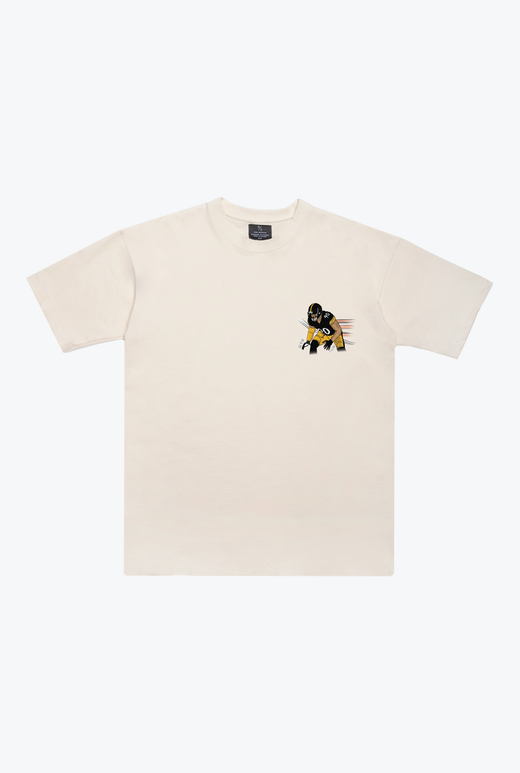 T.J. Watt Heavyweight T-Shirt - Ivory