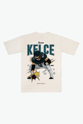 Jason Kelce Heavyweight T-Shirt - Ivory