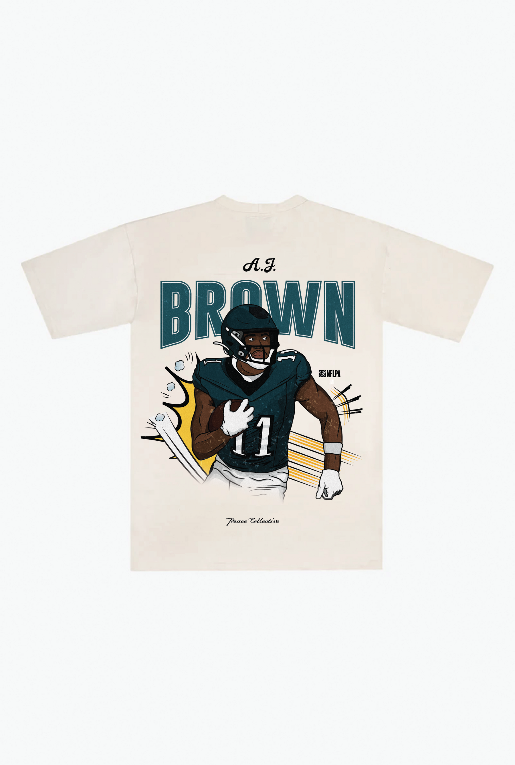 A.J. Brown  Heavyweight T-Shirt - Ivory