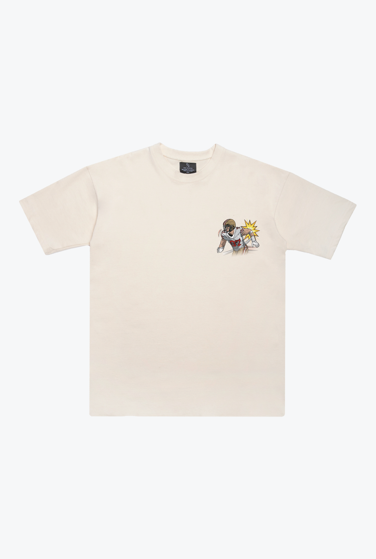 Nick Bosa Heavyweight T-Shirt - Ivory