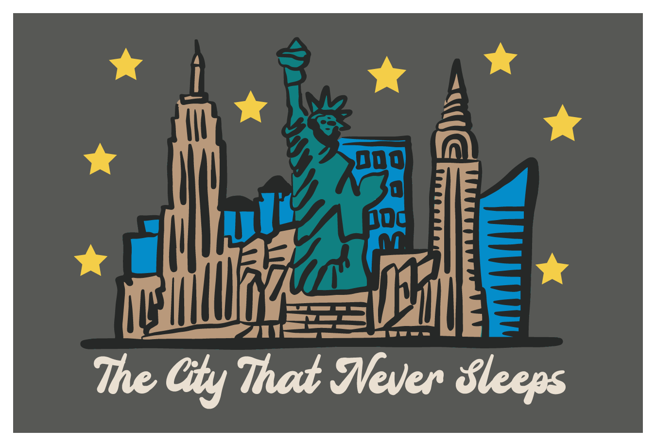 New York City is for Lovers Post Card Pack