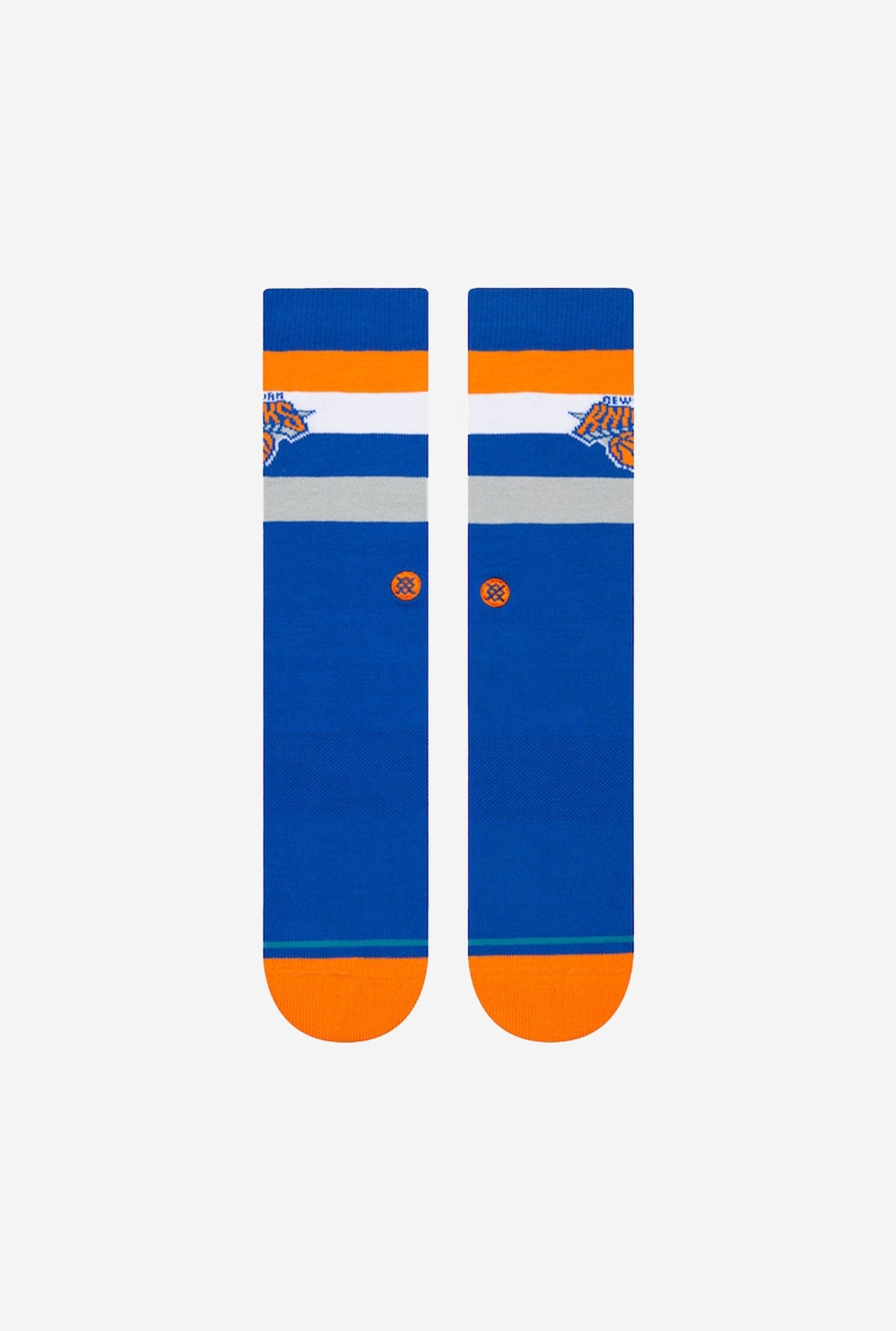 New York Knicks Stripe Crew Socks - Navy