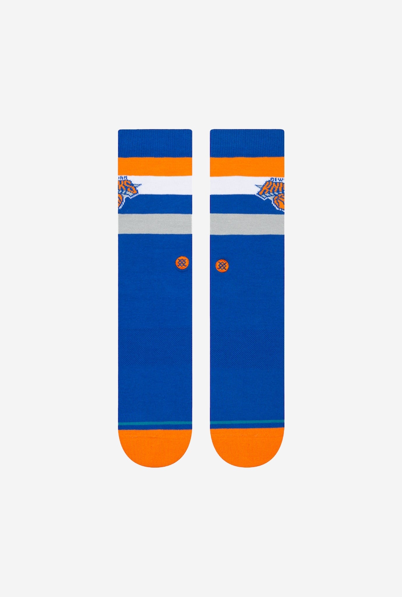 New York Knicks Stripe Crew Socks - Navy