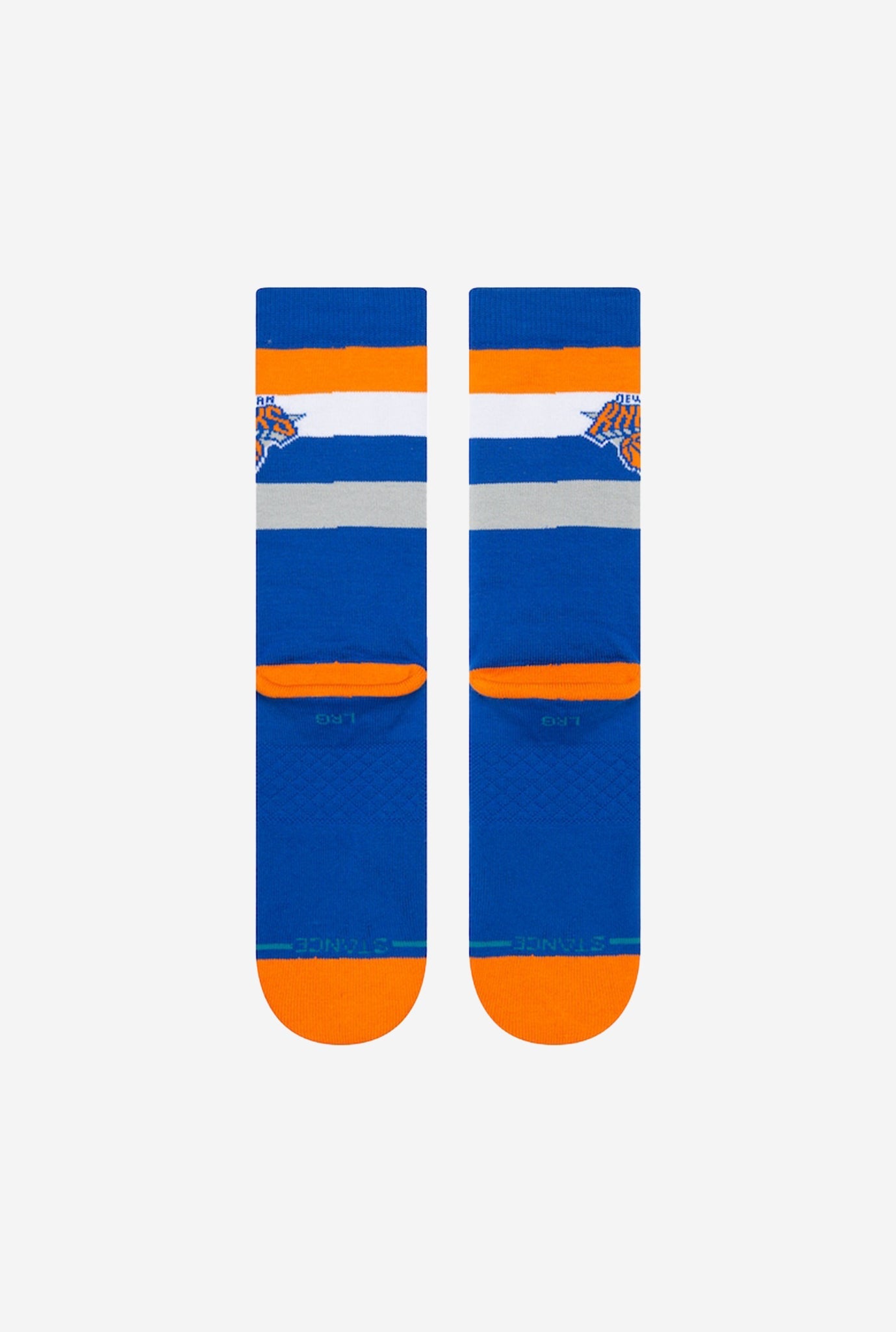 New York Knicks Stripe Crew Socks - Navy