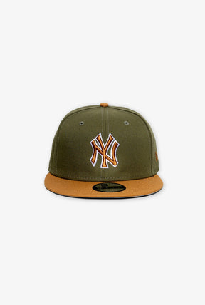 Casquette Snapback 9FIFTY 2-Tone Colour Pack olive/beige New York Yankees