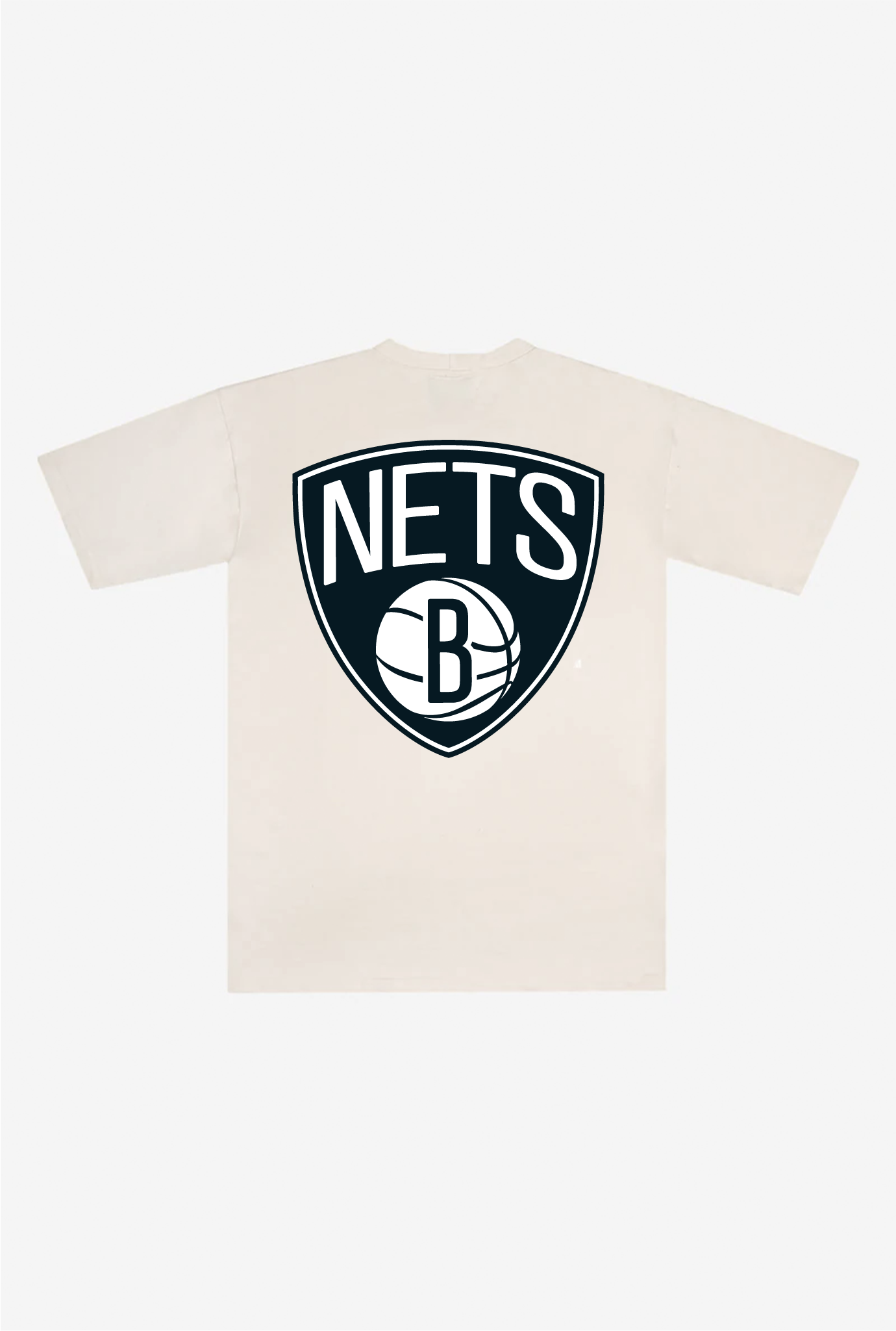 Brooklyn Nets Heavyweight T-Shirt - Natural
