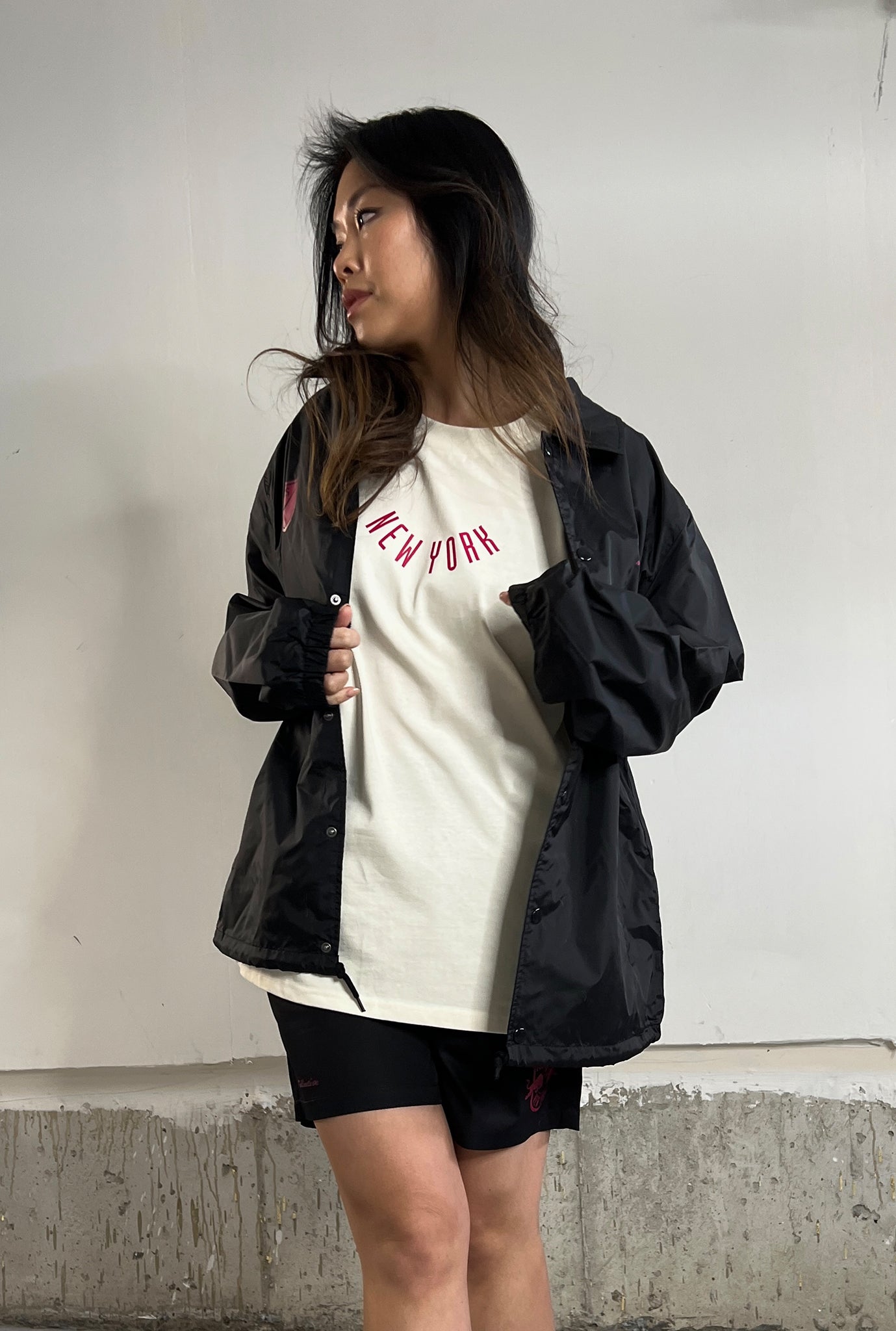 New York Red Bulls Coach Jacket - Black