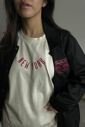 New York Red Bulls Coach Jacket - Black