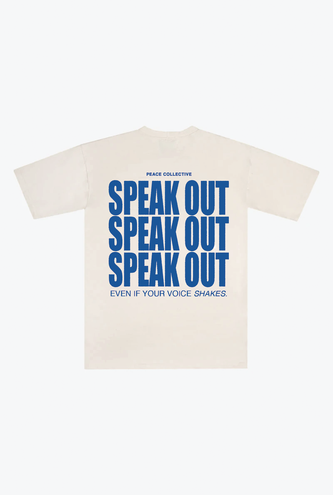Speak Out Heavyweight T-Shirt - Ivory