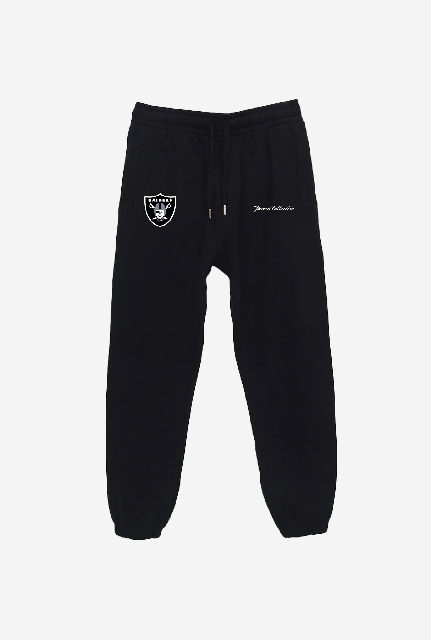 Jogging épais avec logo des Raiders de Las Vegas - Noir