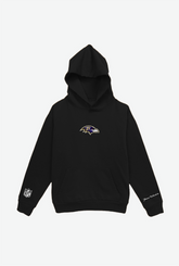 Sweat à Capuche Épais Baltimore Ravens Logo - Noir