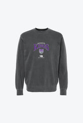 Sacramento Kings Pigment Dye Crewneck - Black