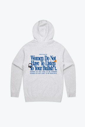 Women Do Not Hoodie - Ash Grey