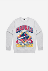 Sweat à Capuche Vintage Cooperstown Collection St. Louis Cardinals - Cendre
