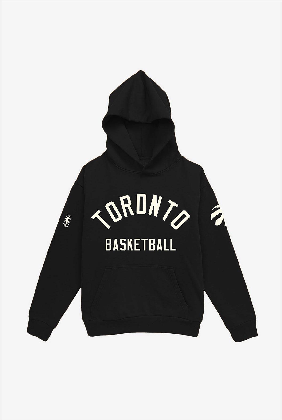 Sweat à capuche épais Toronto Raptors - Noir