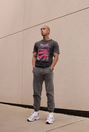 Toronto Raptors Stonewash T-Shirt - Black