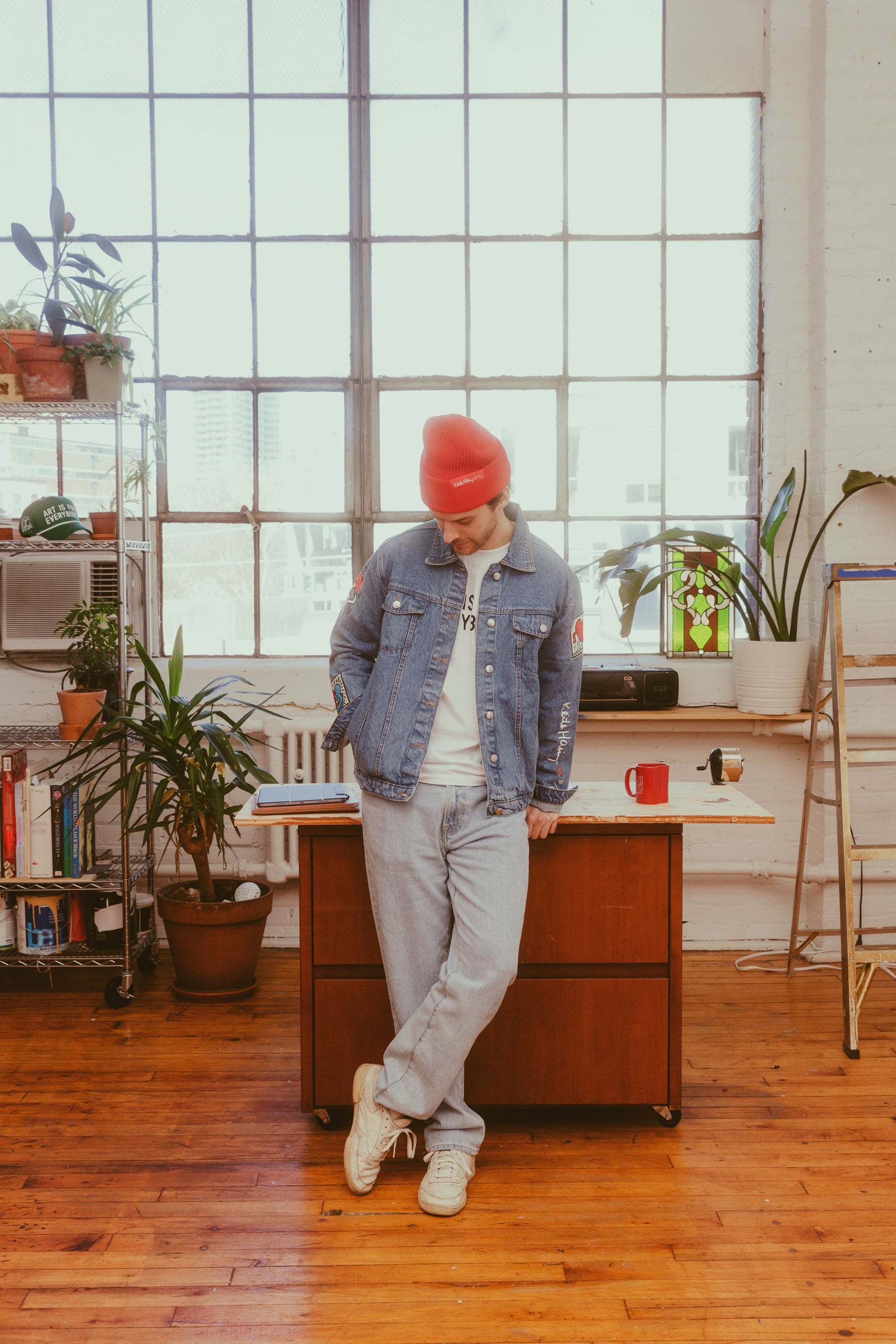 P/C x Keith Haring Denim Jacket - Blue