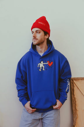 P/C x Keith Haring Heavyweight Hoodie - Royal