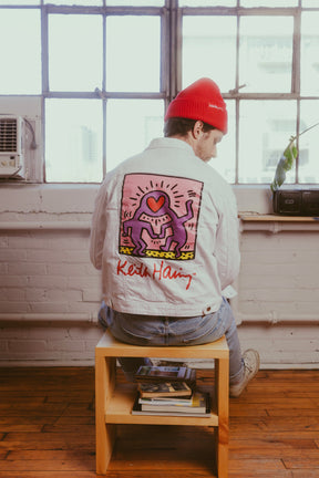 P/C x Keith Haring Denim Jacket - Ivory