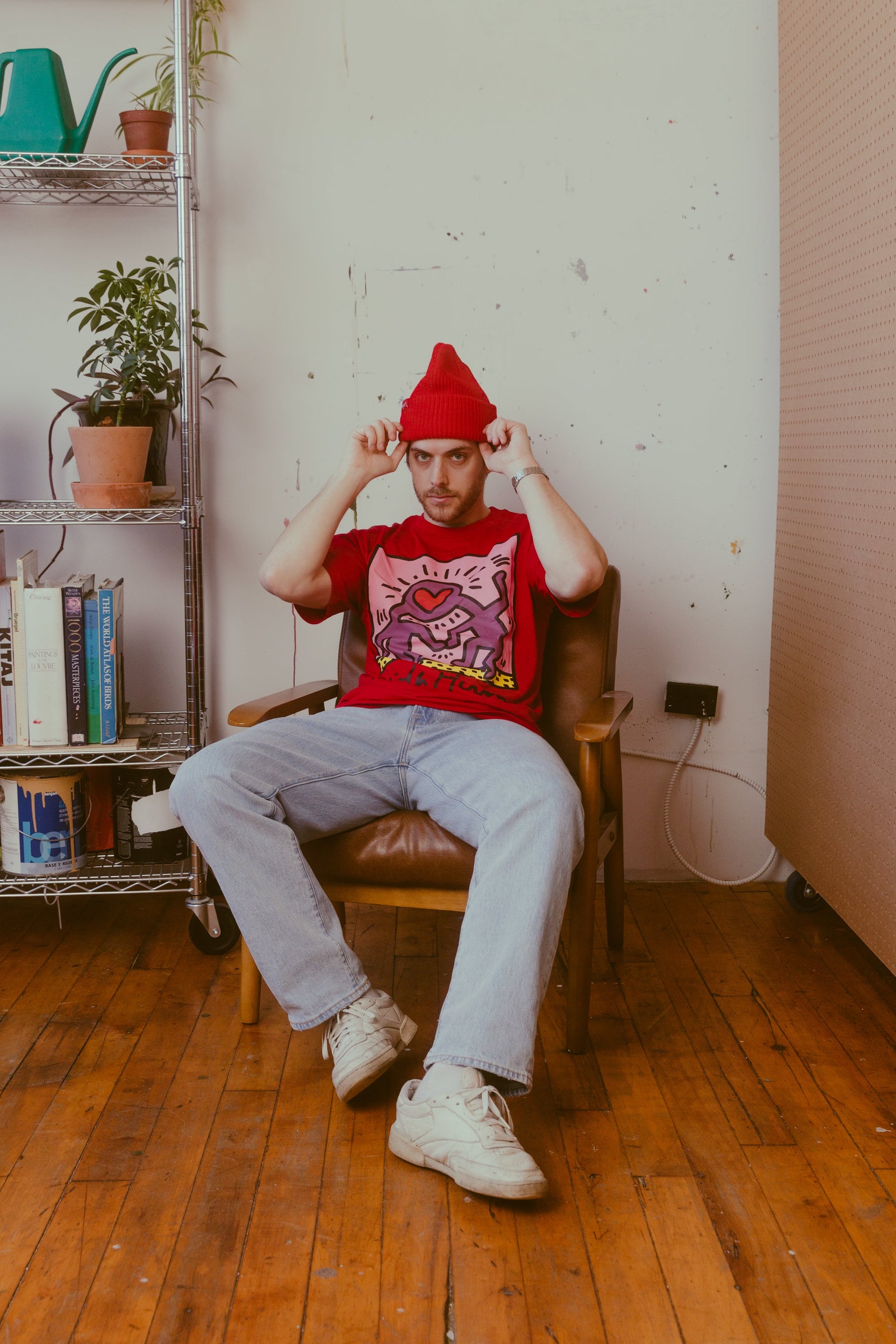 P/C x Keith Haring Heavyweight T-Shirt - Red