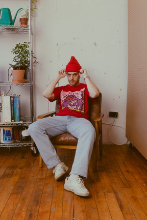P/C x Keith Haring Heavyweight T-Shirt - Red