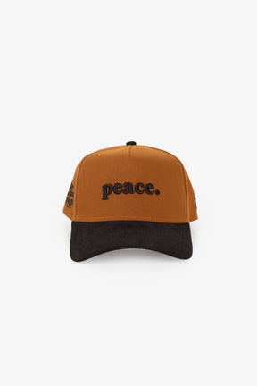 Peace How Are You Really 9FORTY Adjustable Cap - Peanut/ Black