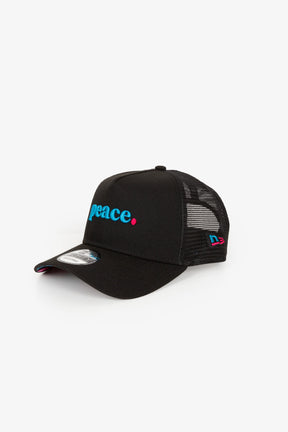 Peace How Are You Really 9FORTY Adjustable Cap - Black/ Floral