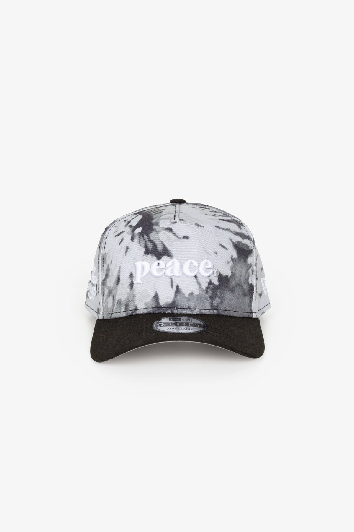 Peace How Are You Really 9FORTY Adjustable Cap - Grey Tie Dye